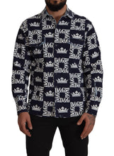 Load image into Gallery viewer, Dolce & Gabbana Elegant Slim Fit Blue Crown Shirt