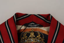 Load image into Gallery viewer, Dolce & Gabbana Elegant Red Striped Long Robe Luxury Wear