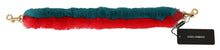 Load image into Gallery viewer, Dolce & Gabbana Elegant Red Lapin Fur Shoulder Strap
