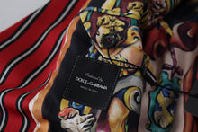 Load image into Gallery viewer, Dolce & Gabbana Elegant Red Striped Long Robe Luxury Wear