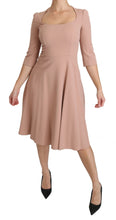 Load image into Gallery viewer, Dolce & Gabbana Elegant Light Pink A-Line Knee Length Dress