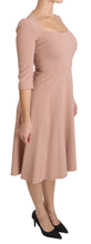 Load image into Gallery viewer, Dolce & Gabbana Elegant Light Pink A-Line Knee Length Dress