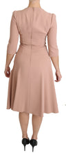 Load image into Gallery viewer, Dolce & Gabbana Elegant Light Pink A-Line Knee Length Dress