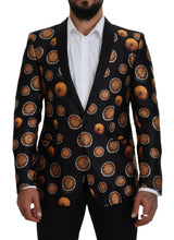 Load image into Gallery viewer, Dolce & Gabbana Elegant Silk-Blend Martini Black Blazer