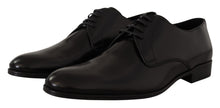 Load image into Gallery viewer, Dolce & Gabbana Elegant Black Leather Derby Shoes