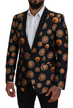 Load image into Gallery viewer, Dolce & Gabbana Elegant Silk-Blend Martini Black Blazer