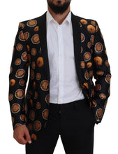 Load image into Gallery viewer, Dolce & Gabbana Elegant Silk-Blend Martini Black Blazer