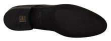 Load image into Gallery viewer, Dolce & Gabbana Elegant Black Leather Derby Shoes