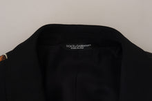 Load image into Gallery viewer, Dolce & Gabbana Elegant Silk-Blend Martini Black Blazer