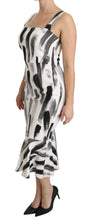 Load image into Gallery viewer, Dolce & Gabbana Chic Monochrome Sheath Midi Dress