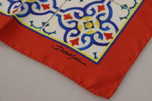 Load image into Gallery viewer, Dolce & Gabbana Men's Majolica Silk Square Scarf Wrap