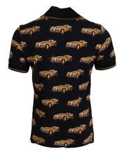 Load image into Gallery viewer, Dolce & Gabbana Elegant Car Print Polo T-Shirt in Black