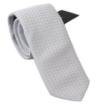 Load image into Gallery viewer, Dolce & Gabbana Elegant White Patterned Silk Blend Neck Tie