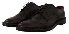 Load image into Gallery viewer, Dolce & Gabbana Elegant Purple Leather Derby Formal Shoes