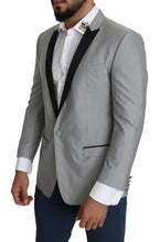 Load image into Gallery viewer, Dolce & Gabbana Elegant Silk Blend Light Gray Blazer