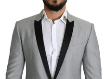 Load image into Gallery viewer, Dolce & Gabbana Elegant Silk Blend Light Gray Blazer