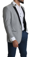 Load image into Gallery viewer, Dolce & Gabbana Elegant Silk Blend Light Gray Blazer