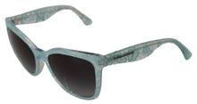 Load image into Gallery viewer, Dolce & Gabbana Elegant Blue Lace Detail Sunglasses