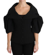 Load image into Gallery viewer, Dolce & Gabbana Elegant Black Virgin Wool Coat
