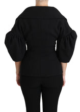 Load image into Gallery viewer, Dolce & Gabbana Elegant Black Virgin Wool Coat