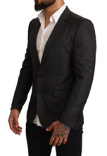 Load image into Gallery viewer, Dolce & Gabbana Elegant Gray Check Martini Blazer