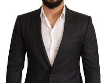 Load image into Gallery viewer, Dolce & Gabbana Elegant Gray Check Martini Blazer