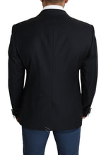 Load image into Gallery viewer, Dolce & Gabbana Elegant Black Virgin Wool Silk Blend Blazer
