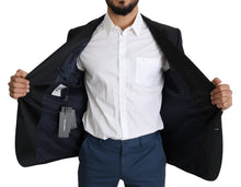 Load image into Gallery viewer, Dolce & Gabbana Elegant Black Virgin Wool Silk Blend Blazer