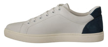 Load image into Gallery viewer, Dolce & Gabbana Chic White Leather Low-Top Sneakers