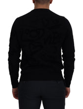Load image into Gallery viewer, Dolce & Gabbana Elegant Black Logo Wool Sweater