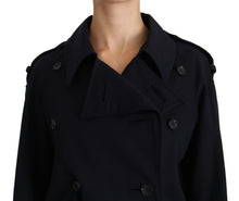 Load image into Gallery viewer, Dolce & Gabbana Elegant Polka Dot Lined Blue Jacket