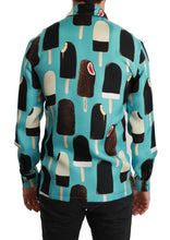 Load image into Gallery viewer, Dolce & Gabbana Exclusive Silk Blend Ice-Cream Print Shirt