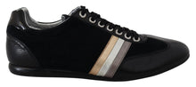 Load image into Gallery viewer, Dolce & Gabbana Elegant Black Leather Sport Sneakers
