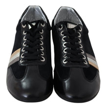 Load image into Gallery viewer, Dolce & Gabbana Elegant Black Leather Sport Sneakers