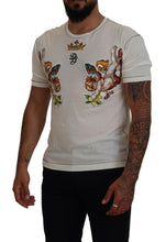 Load image into Gallery viewer, Dolce & Gabbana Elegant White Cotton-Silk Blend Tee
