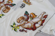 Load image into Gallery viewer, Dolce & Gabbana Elegant White Cotton-Silk Blend Tee