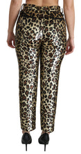 Load image into Gallery viewer, Dolce & Gabbana Chic High Waist Leopard Sequin Pants