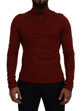 Load image into Gallery viewer, Dolce & Gabbana Elegant Maroon Collar Zip Sweater
