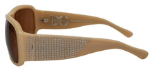 Load image into Gallery viewer, Dolce & Gabbana Elegant Cream Swarovski Sunglasses