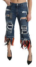 Load image into Gallery viewer, Dolce & Gabbana Chic Low Waist Cropped Jeans
