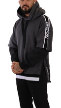 Load image into Gallery viewer, Dolce & Gabbana Elegant Hooded Black & Gray Pullover Sweatshirt