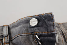 Load image into Gallery viewer, Dolce & Gabbana Elegant Gray Washed Cotton Stretch Jeans