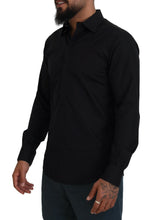 Load image into Gallery viewer, Dolce & Gabbana Elegant Slim Fit Formal Black Dress Shirt
