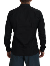 Load image into Gallery viewer, Dolce & Gabbana Elegant Slim Fit Formal Black Dress Shirt