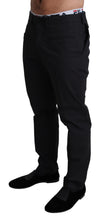Load image into Gallery viewer, Dolce & Gabbana Elegant Black Stretch Cotton Trousers