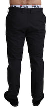 Load image into Gallery viewer, Dolce & Gabbana Elegant Black Stretch Cotton Trousers