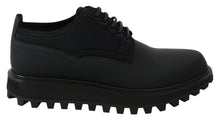 Load image into Gallery viewer, Dolce & Gabbana Elegant Black Calfskin Derby Shoes