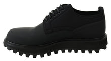 Load image into Gallery viewer, Dolce & Gabbana Elegant Black Calfskin Derby Shoes
