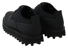 Load image into Gallery viewer, Dolce & Gabbana Elegant Black Calfskin Derby Shoes
