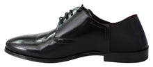 Load image into Gallery viewer, Dolce & Gabbana Elegant Black Leather Derby Shoes